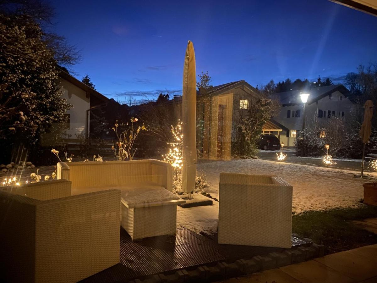 Charmantes Garten-Apartment: Erholung Im Chiemgau Unterwossen Bagian luar foto
